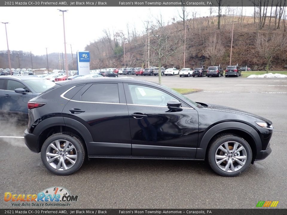 2021 Mazda CX-30 Preferred AWD Jet Black Mica / Black Photo #1