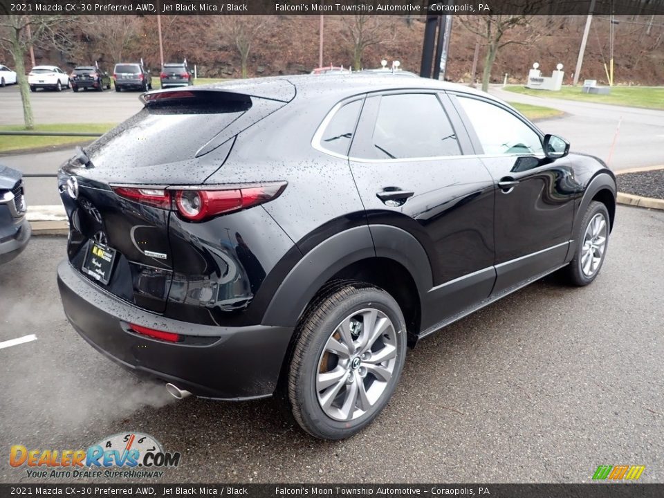 2021 Mazda CX-30 Preferred AWD Jet Black Mica / Black Photo #2