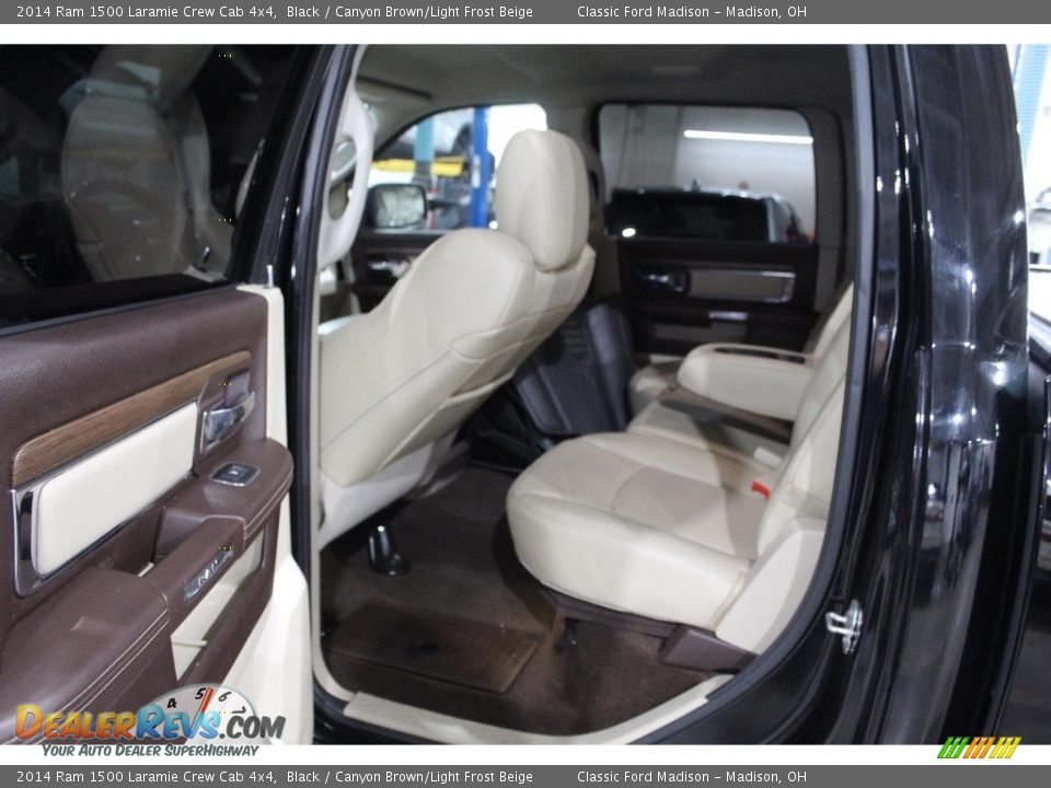 Rear Seat of 2014 Ram 1500 Laramie Crew Cab 4x4 Photo #13