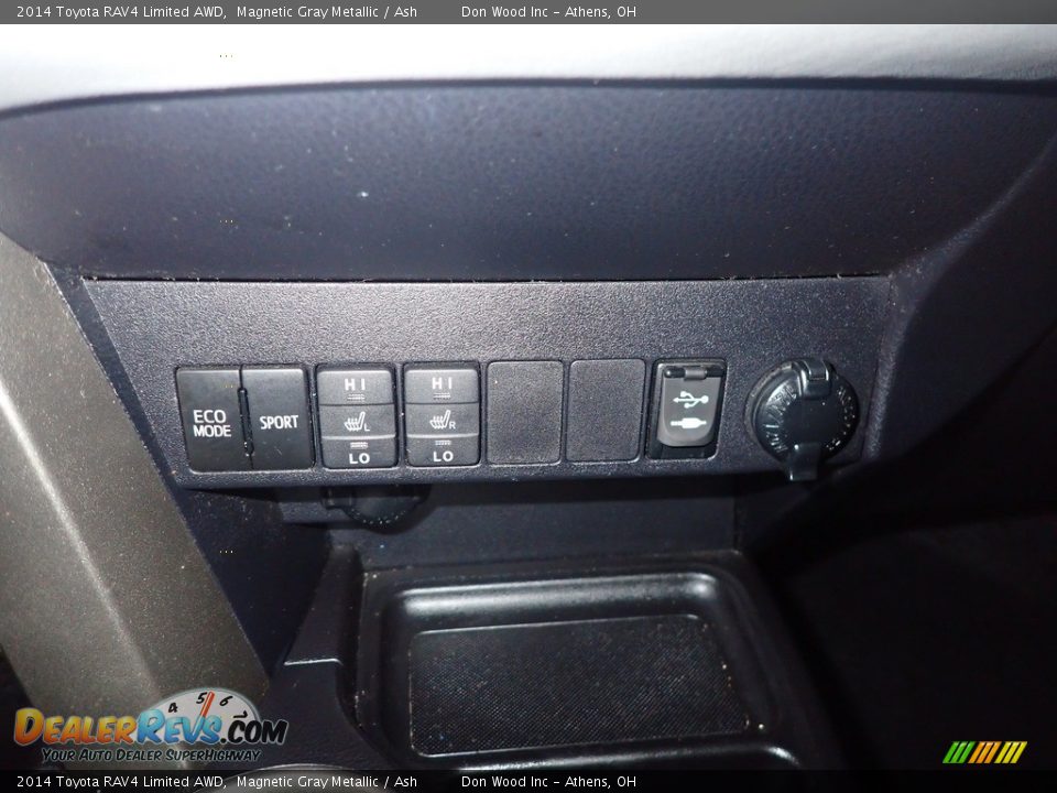 2014 Toyota RAV4 Limited AWD Magnetic Gray Metallic / Ash Photo #36