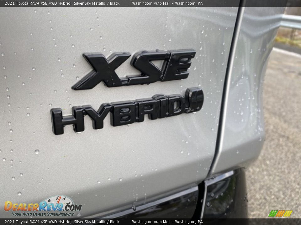 2021 Toyota RAV4 XSE AWD Hybrid Silver Sky Metallic / Black Photo #23