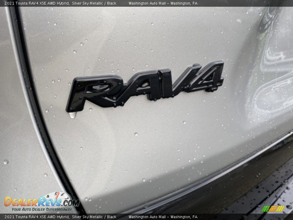 2021 Toyota RAV4 XSE AWD Hybrid Silver Sky Metallic / Black Photo #24