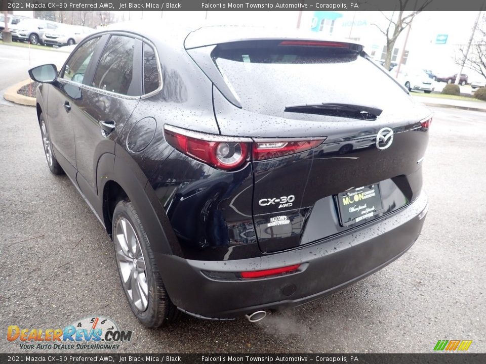 2021 Mazda CX-30 Preferred AWD Jet Black Mica / Black Photo #6