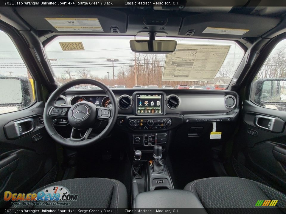 Dashboard of 2021 Jeep Wrangler Unlimited Sport 4x4 Photo #4
