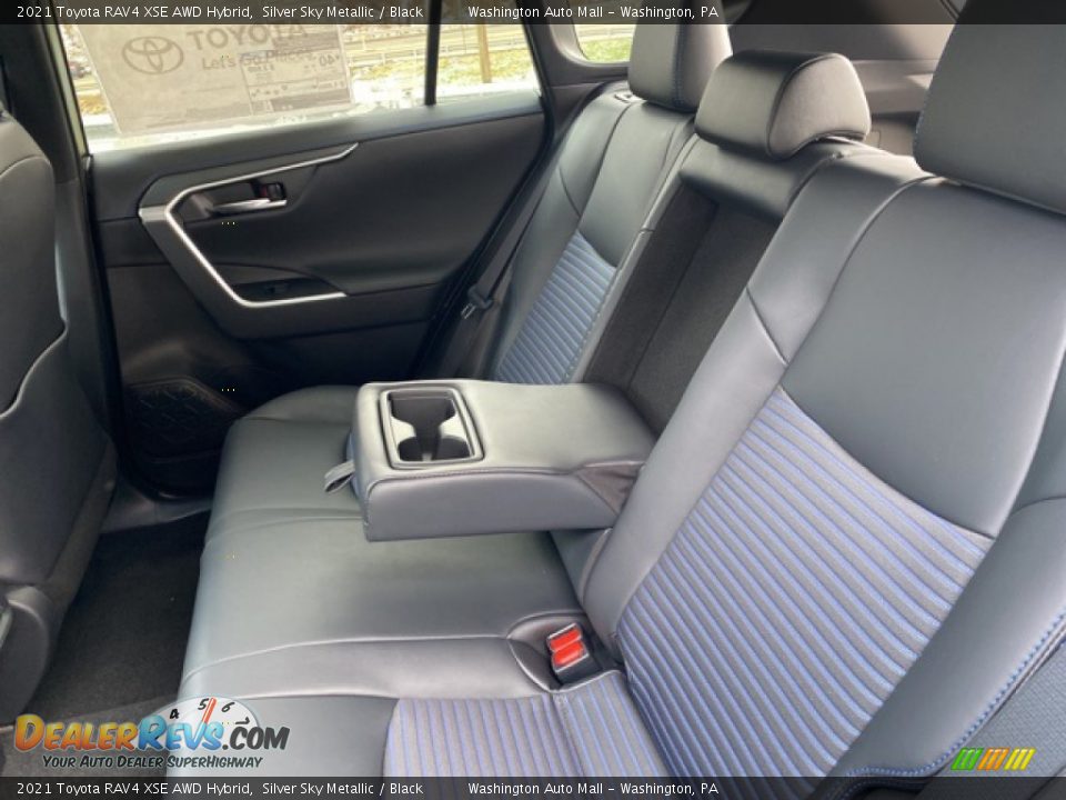 Rear Seat of 2021 Toyota RAV4 XSE AWD Hybrid Photo #28