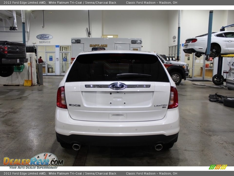 2013 Ford Edge Limited AWD White Platinum Tri-Coat / Sienna/Charcoal Black Photo #5