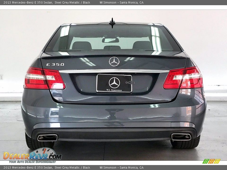 2013 Mercedes-Benz E 350 Sedan Steel Grey Metallic / Black Photo #3