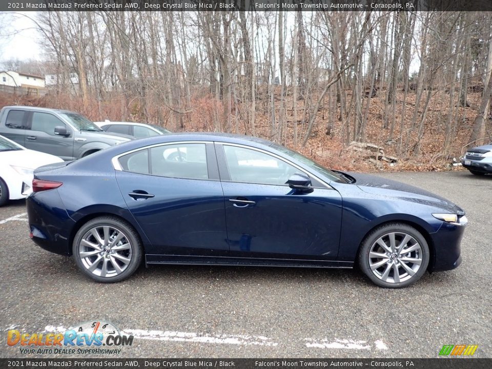 Deep Crystal Blue Mica 2021 Mazda Mazda3 Preferred Sedan AWD Photo #1