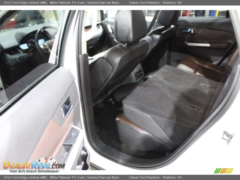 2013 Ford Edge Limited AWD White Platinum Tri-Coat / Sienna/Charcoal Black Photo #12
