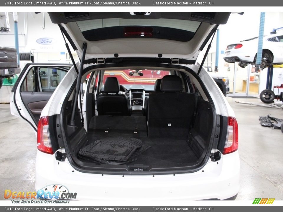 2013 Ford Edge Limited AWD White Platinum Tri-Coat / Sienna/Charcoal Black Photo #13