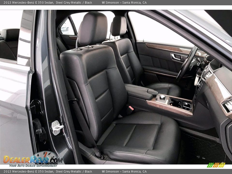 2013 Mercedes-Benz E 350 Sedan Steel Grey Metallic / Black Photo #6