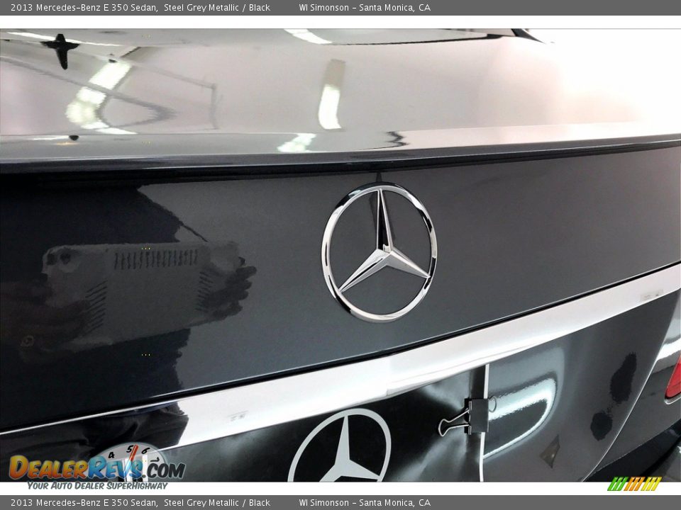 2013 Mercedes-Benz E 350 Sedan Steel Grey Metallic / Black Photo #7