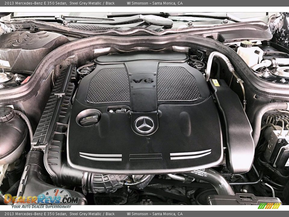2013 Mercedes-Benz E 350 Sedan Steel Grey Metallic / Black Photo #9