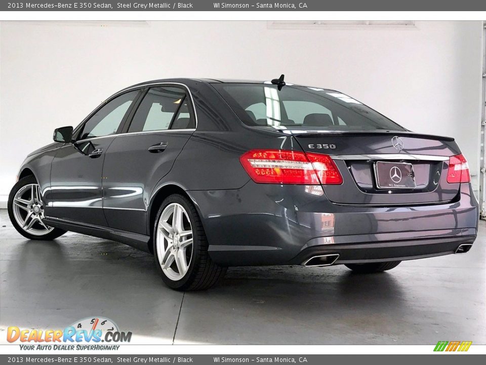 2013 Mercedes-Benz E 350 Sedan Steel Grey Metallic / Black Photo #10