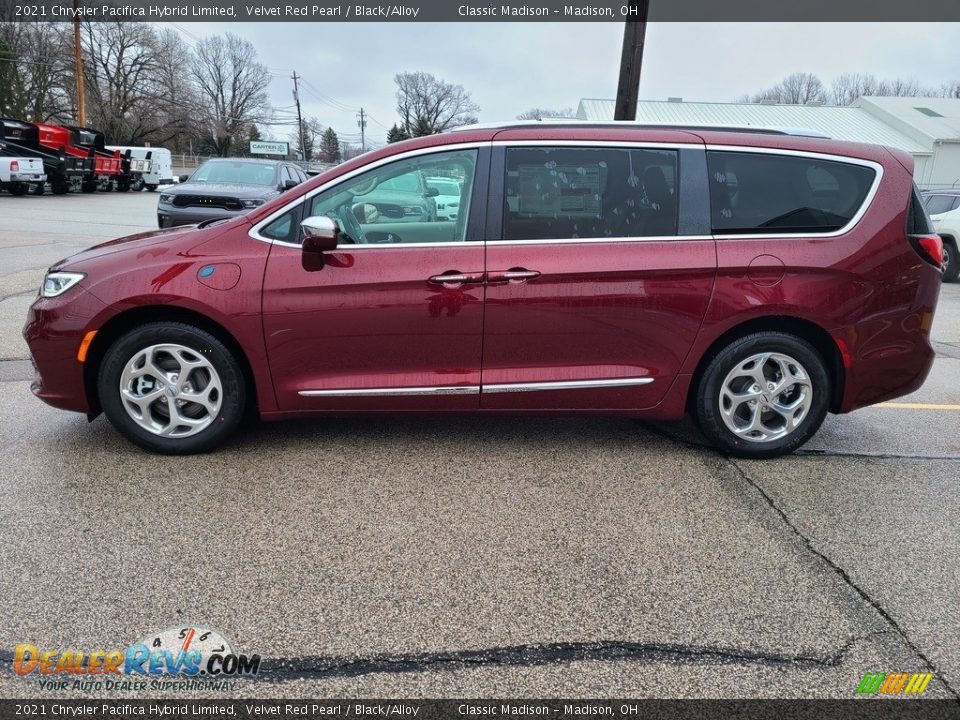 Velvet Red Pearl 2021 Chrysler Pacifica Hybrid Limited Photo #9