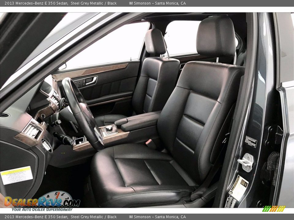 2013 Mercedes-Benz E 350 Sedan Steel Grey Metallic / Black Photo #18