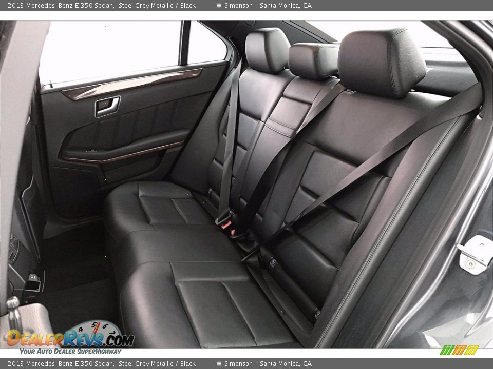 2013 Mercedes-Benz E 350 Sedan Steel Grey Metallic / Black Photo #20