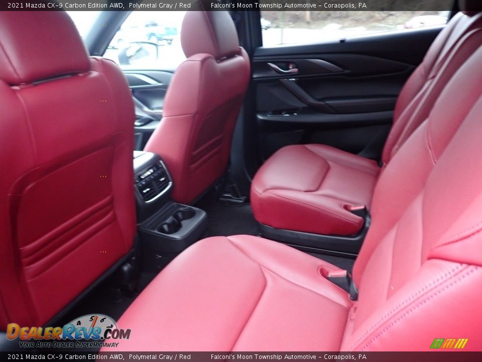 Rear Seat of 2021 Mazda CX-9 Carbon Edition AWD Photo #8