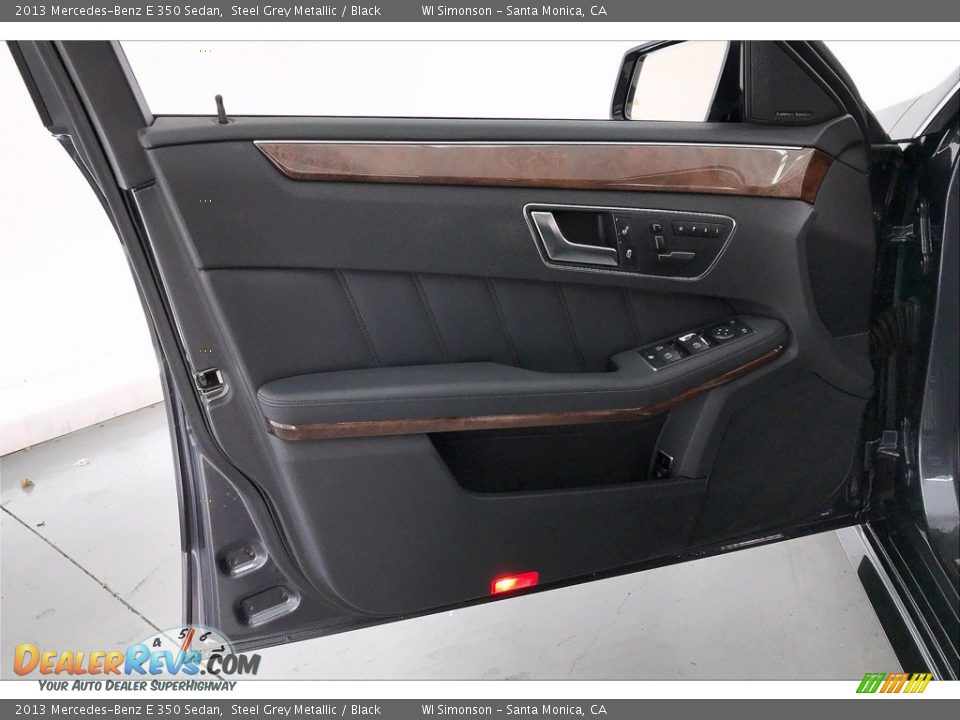 2013 Mercedes-Benz E 350 Sedan Steel Grey Metallic / Black Photo #26