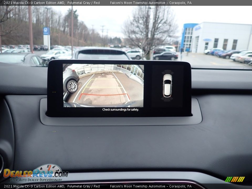 2021 Mazda CX-9 Carbon Edition AWD Polymetal Gray / Red Photo #13