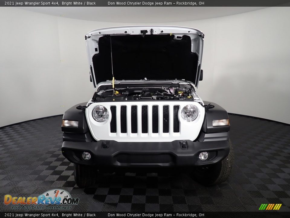 2021 Jeep Wrangler Sport 4x4 Bright White / Black Photo #6