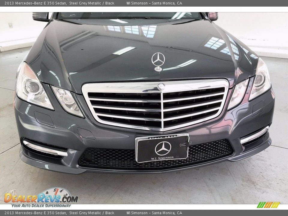 2013 Mercedes-Benz E 350 Sedan Steel Grey Metallic / Black Photo #30