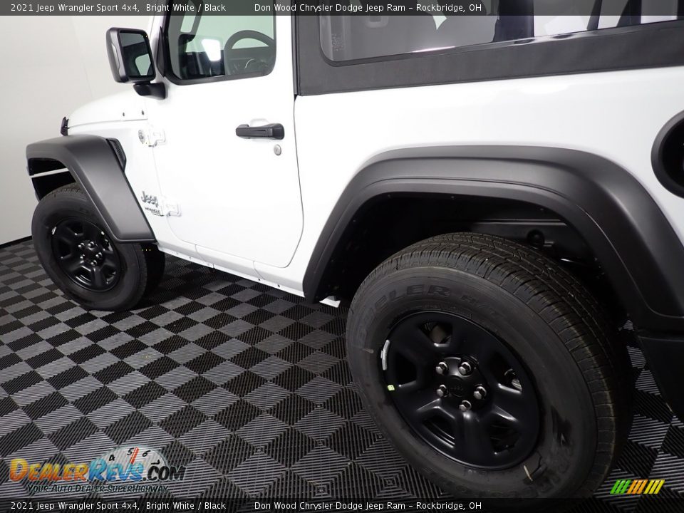 2021 Jeep Wrangler Sport 4x4 Bright White / Black Photo #10