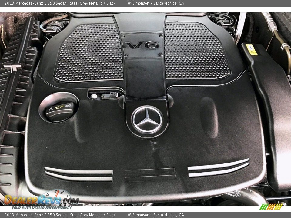 2013 Mercedes-Benz E 350 Sedan Steel Grey Metallic / Black Photo #32