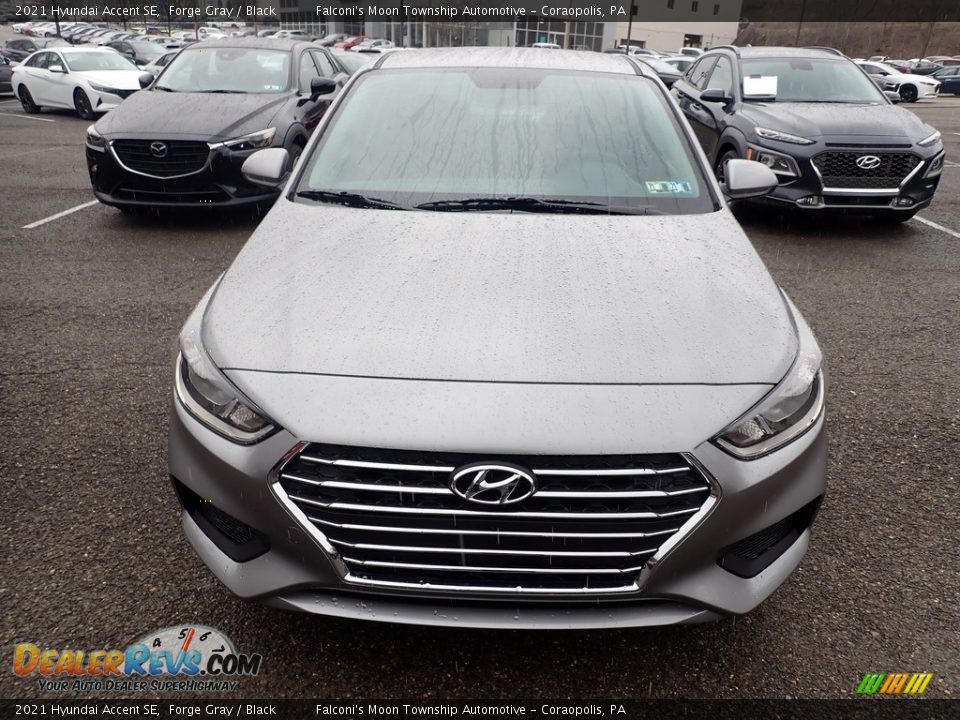 2021 Hyundai Accent SE Forge Gray / Black Photo #4