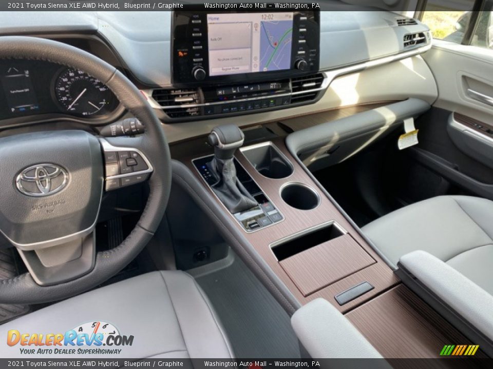2021 Toyota Sienna XLE AWD Hybrid Blueprint / Graphite Photo #3