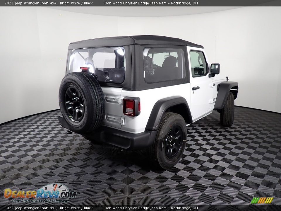 2021 Jeep Wrangler Sport 4x4 Bright White / Black Photo #14