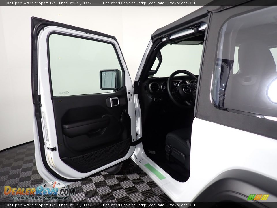 2021 Jeep Wrangler Sport 4x4 Bright White / Black Photo #26