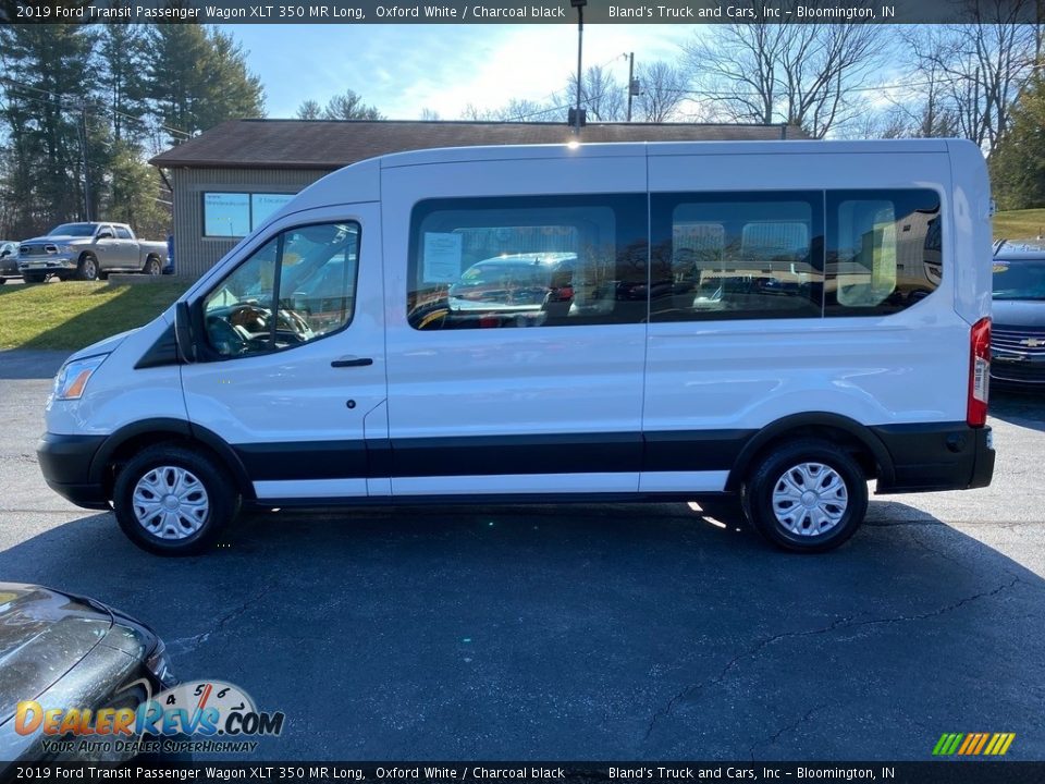 2019 Ford Transit Passenger Wagon XLT 350 MR Long Oxford White / Charcoal black Photo #1