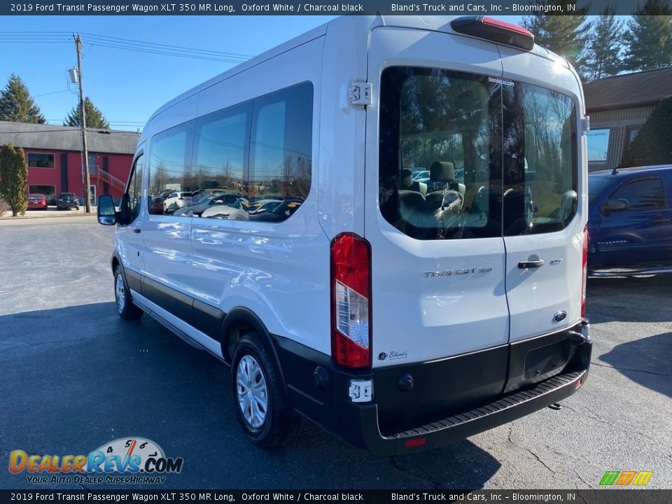 2019 Ford Transit Passenger Wagon XLT 350 MR Long Oxford White / Charcoal black Photo #8