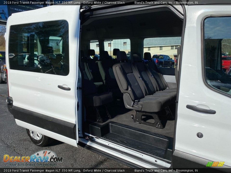2019 Ford Transit Passenger Wagon XLT 350 MR Long Oxford White / Charcoal black Photo #13