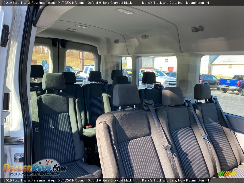2019 Ford Transit Passenger Wagon XLT 350 MR Long Oxford White / Charcoal black Photo #15