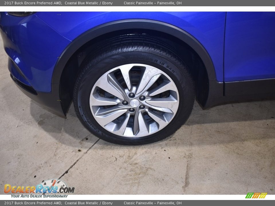 2017 Buick Encore Preferred AWD Coastal Blue Metallic / Ebony Photo #5