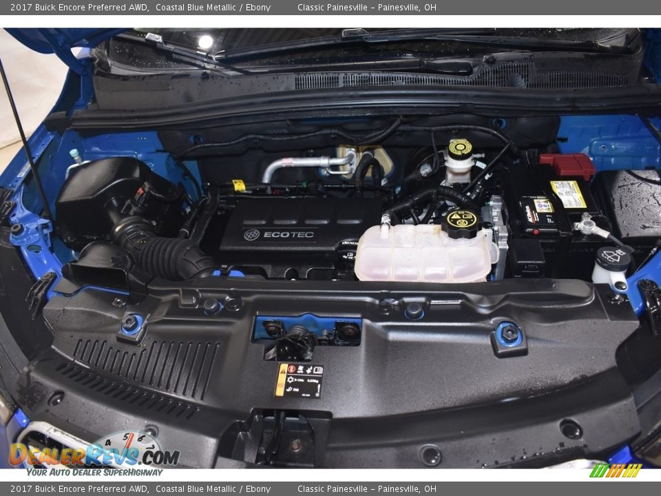 2017 Buick Encore Preferred AWD Coastal Blue Metallic / Ebony Photo #6