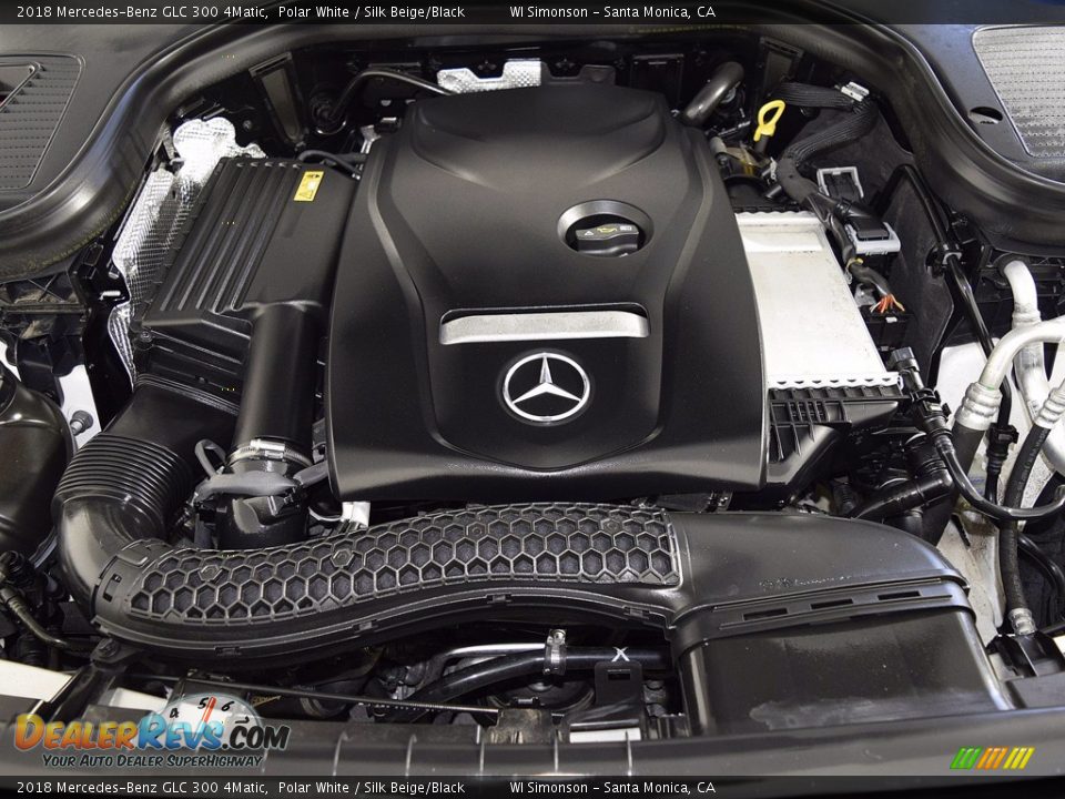 2018 Mercedes-Benz GLC 300 4Matic Polar White / Silk Beige/Black Photo #29