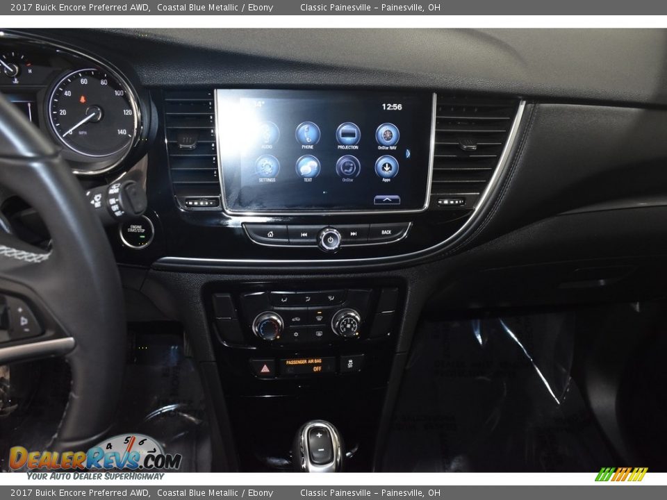 2017 Buick Encore Preferred AWD Coastal Blue Metallic / Ebony Photo #14