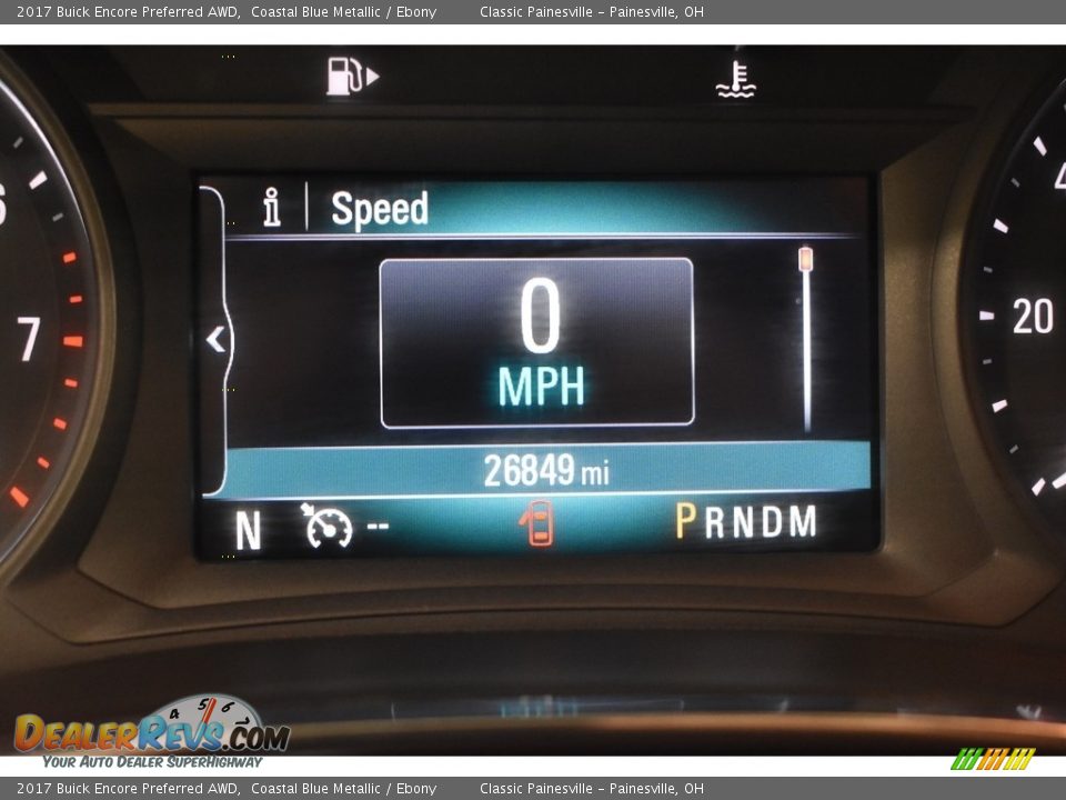 2017 Buick Encore Preferred AWD Coastal Blue Metallic / Ebony Photo #17