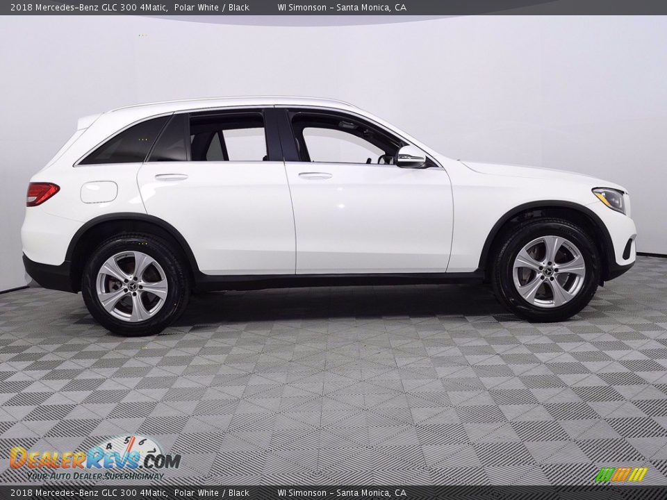 2018 Mercedes-Benz GLC 300 4Matic Polar White / Black Photo #2