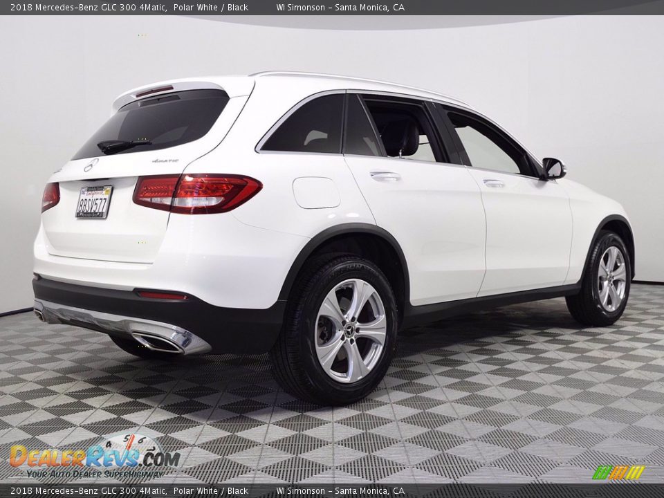 2018 Mercedes-Benz GLC 300 4Matic Polar White / Black Photo #3