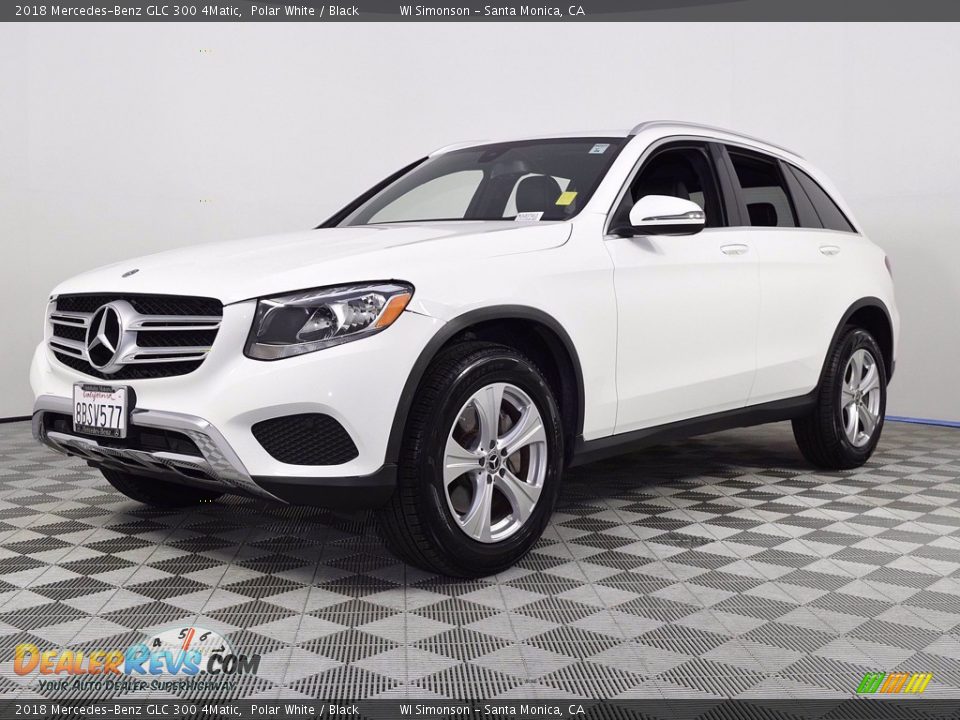 2018 Mercedes-Benz GLC 300 4Matic Polar White / Black Photo #6