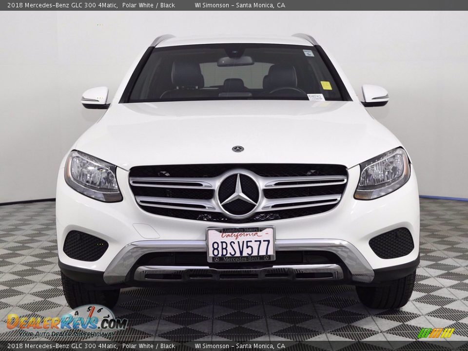 2018 Mercedes-Benz GLC 300 4Matic Polar White / Black Photo #7