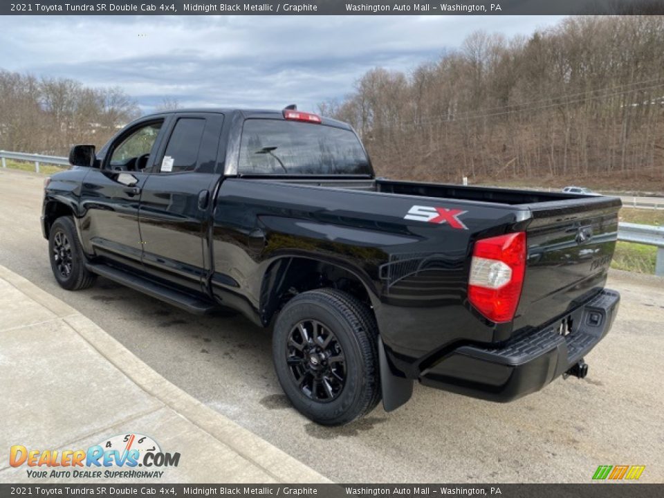 2021 Toyota Tundra SR Double Cab 4x4 Midnight Black Metallic / Graphite Photo #2