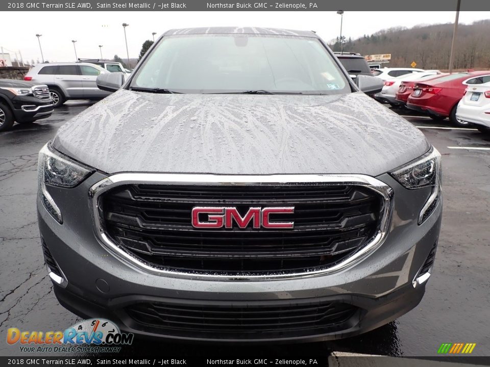 2018 GMC Terrain SLE AWD Satin Steel Metallic / ­Jet Black Photo #3