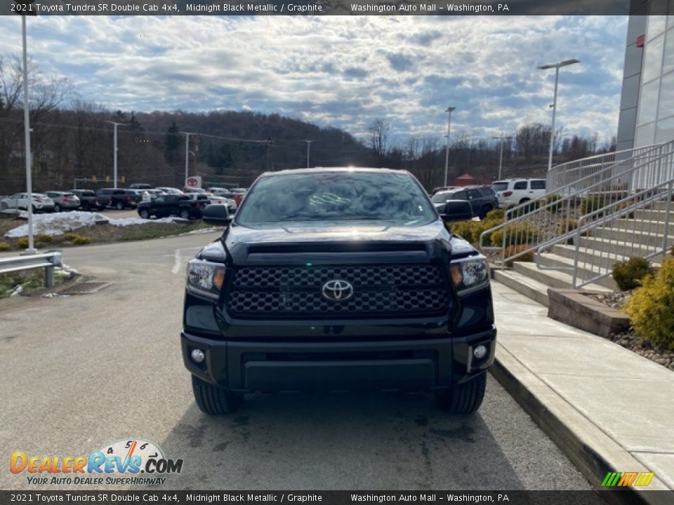 2021 Toyota Tundra SR Double Cab 4x4 Midnight Black Metallic / Graphite Photo #10