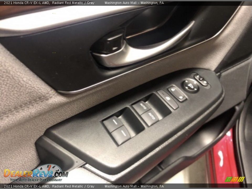 2021 Honda CR-V EX-L AWD Radiant Red Metallic / Gray Photo #5