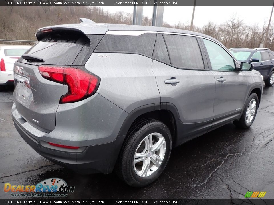 2018 GMC Terrain SLE AWD Satin Steel Metallic / ­Jet Black Photo #9